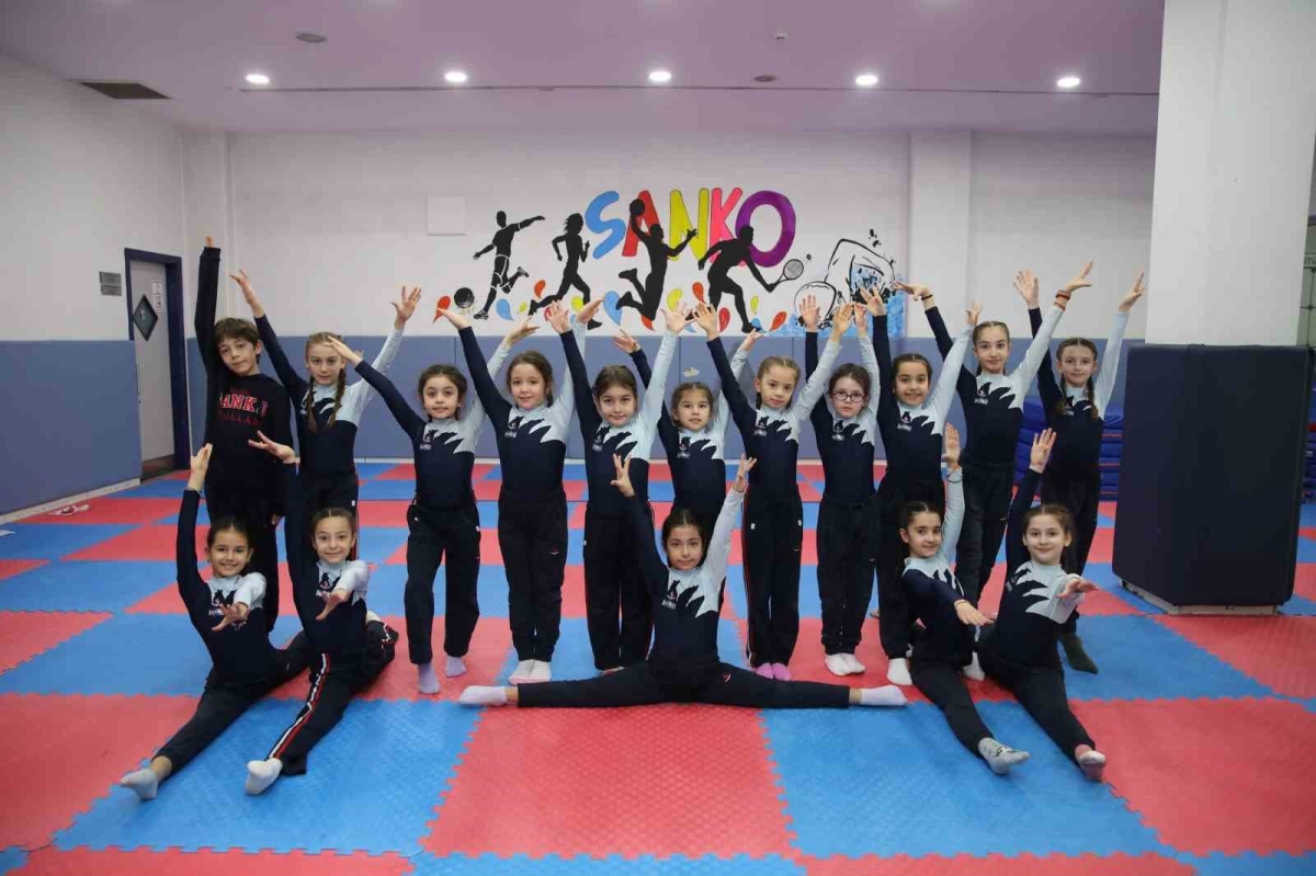 SANKO Okulları öğrencilerinin jimnastik başarısı
