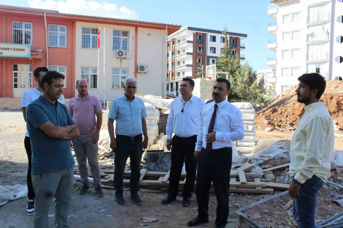 Kaymakam Soysal, eğitim yatırımlarını inceledi

