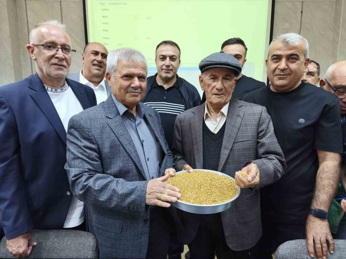 Yılın ilk buğdayı GTB’de işlem gördü
